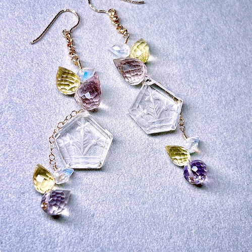 夏色つぼみカットのピアス