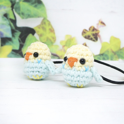 コガネメキシコインコ レジンヘアゴム カラーのみ コガネメキシコ