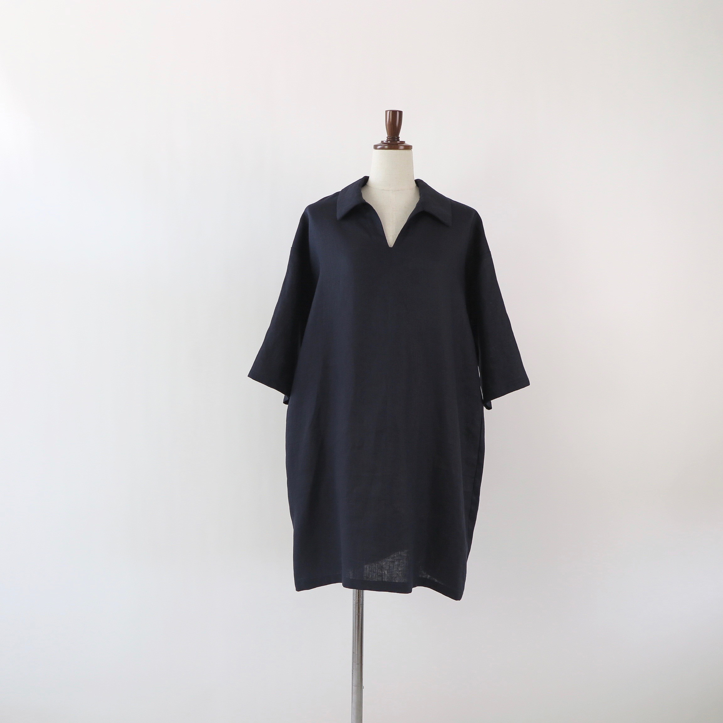 リネン / 選べる16色 / SS~10L /  ワイドなワンピース オーダーメイド