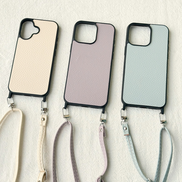 スマホケースショルダーマルチケース 3点セットiPhone15ProMax