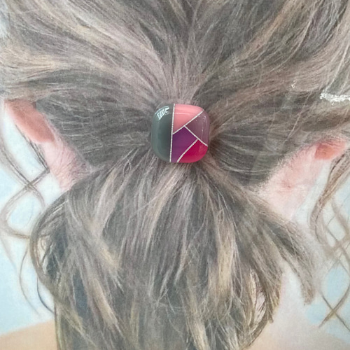 くすみカラー ハンドメイド レジン パステルカラー ヘアアクセサリー