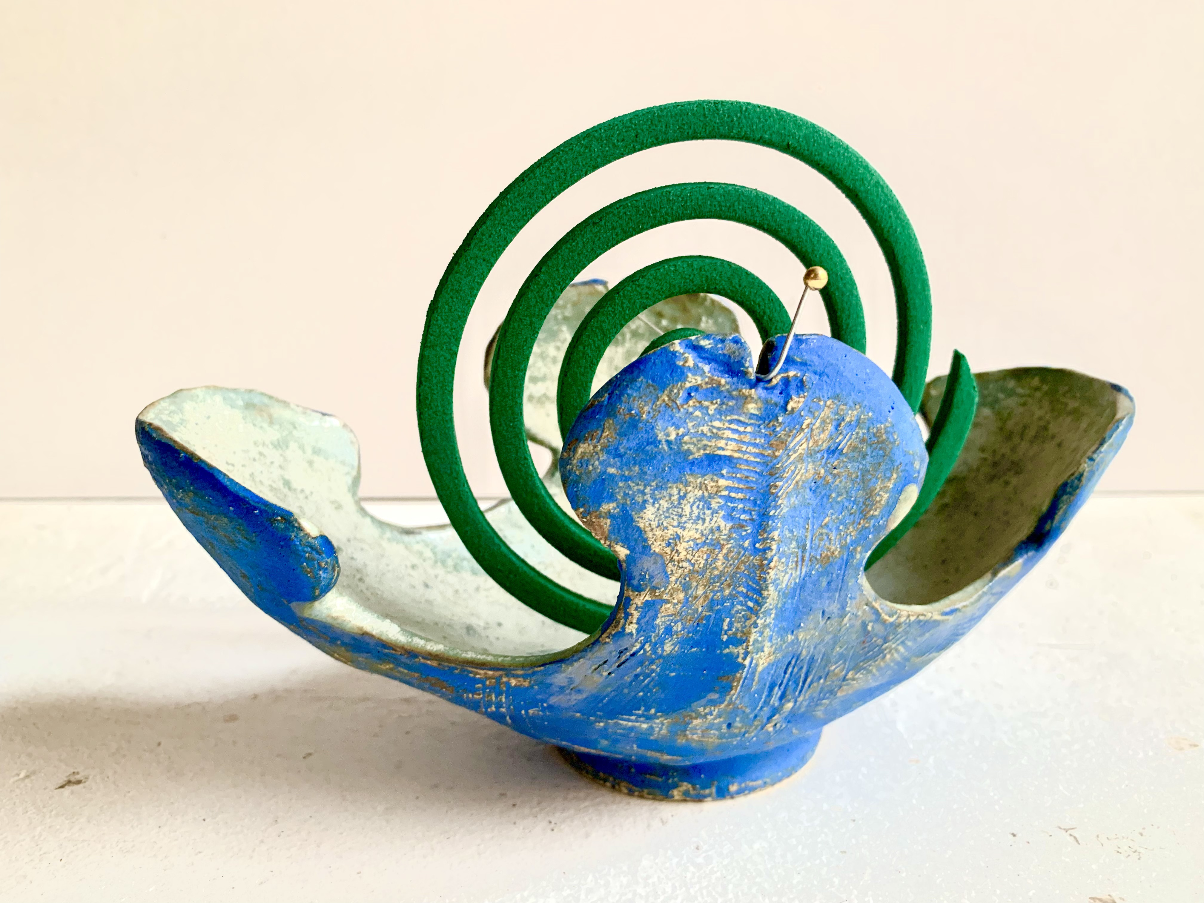 蚊遣り　縄文青　蚊やり大