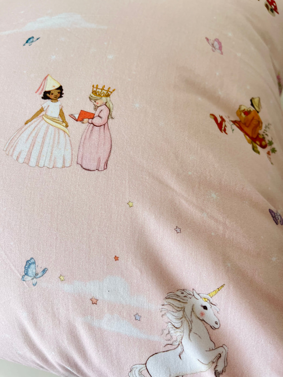 クッションカバー　45×45  Belle&Boo  フェアリーテイルドリーム 4枚目の画像