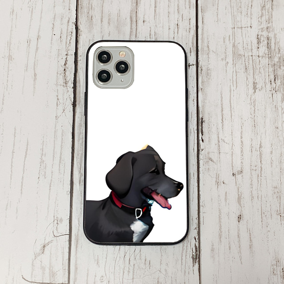 iphoneケース2-4-26 iphone 強化ガラス 犬・いぬ・ワンちゃん 箱14 かわいい アイフォン iface 1枚目の画像