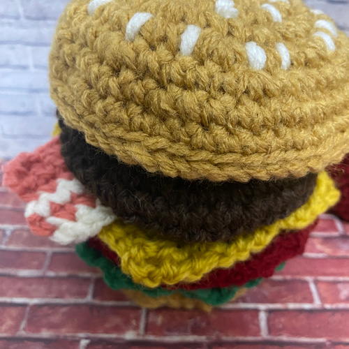 ♡大きなハンバーガー&ポテトセット♡ その他インテリア雑貨 ハニー 