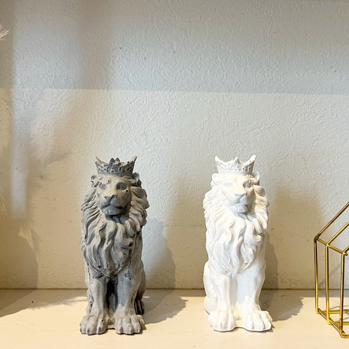 ライオンのオブジェ ハンドメイド