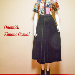 パッチワークブラウス Patchwork blouse LS-285/M 2枚目の画像