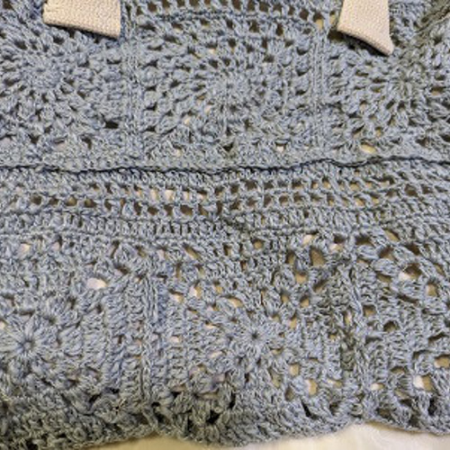 ハンドメイド　四角繋ぎ　レース　　バック R & D.M.Co- オールドマンズテーラー クラウン モチーフ レース バッグ