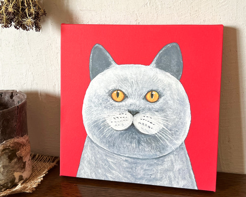 アートパネル【ブリティッシュショートヘア（猫)】インテリア アート