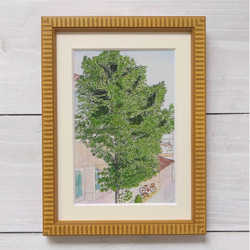 釣り人の水彩画（額縁付き）原画 釣り人の水彩画（額縁付き）原画 Amazon.co.jp: 釣りキチ三平 複製原画