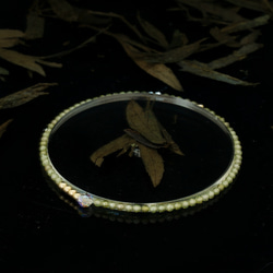 輕奢風翡翠綠鋯石14K包金 GF Swarovski 配珠水晶手鍊 ( Green Zircon Bracelet ) 第2張的照片