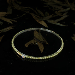 輕奢風翡翠綠鋯石14K包金 GF Swarovski 配珠水晶手鍊 ( Green Zircon Bracelet ) 第7張的照片