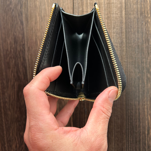 クロコダイル アリゲーター コンパクトウォレット ミニ財布 L字 クロコダイル アリゲーター コンパクトウォレット ミニ財布 L字