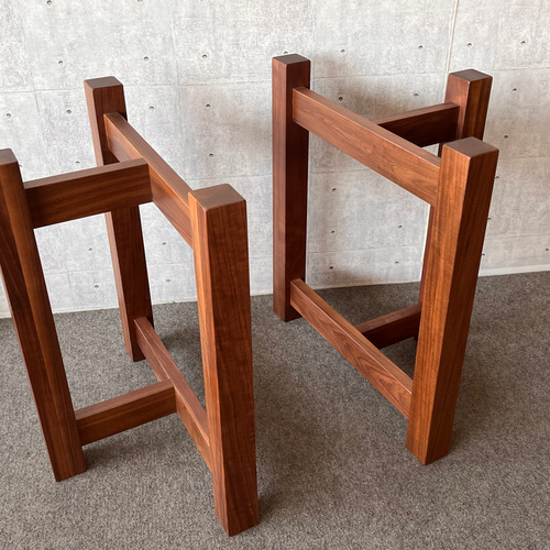 専用】木製脚 ダイニング用脚 テーブル用脚 高さ65cm 幅58cm 無塗装