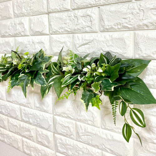 送料無料】☆光触媒加工 ウォールグリーン［№53］☆ポトスとアイビーの