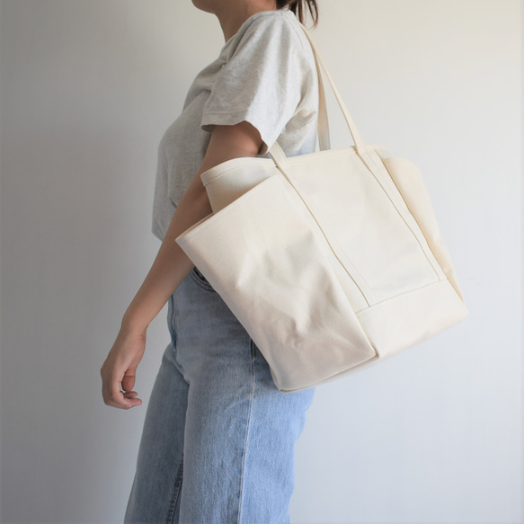 LOOK2 TOTE BAG(キナリ) 4枚目の画像