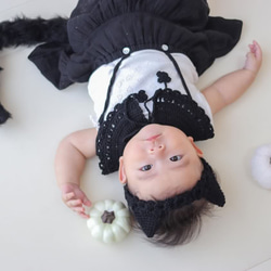 コットン100%☆うさみみベビーボンネット 新生児〜2歳サイズ うさぎ