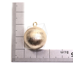 PDT-2713-G【2個入り】ボールペンダント,Ball Pendant/17.8mm X 21.3mm 5枚目の画像