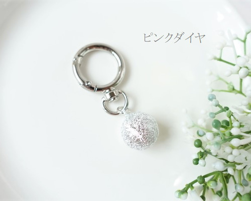 再販！お洒落 ラウンド型 ミュージック ボール キーホルダー☆水琴鈴