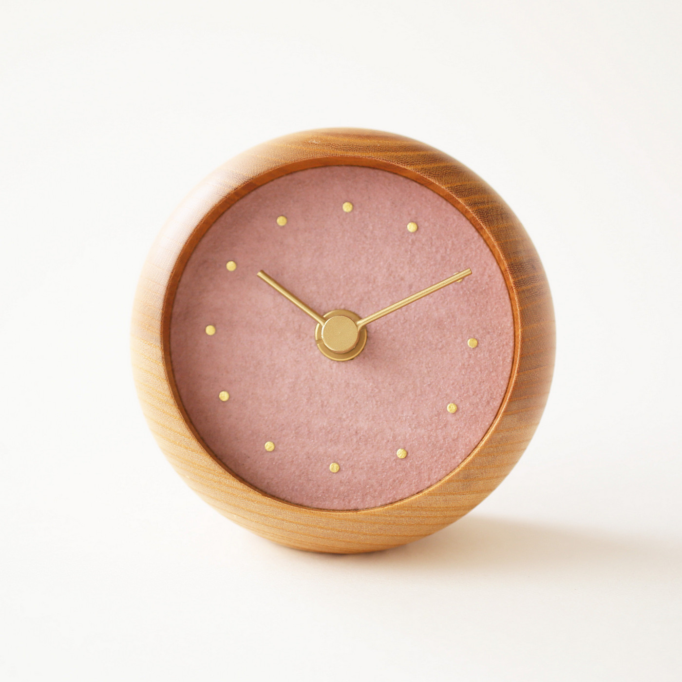 はなもっこ 置時計　桜鼠 　プレーン