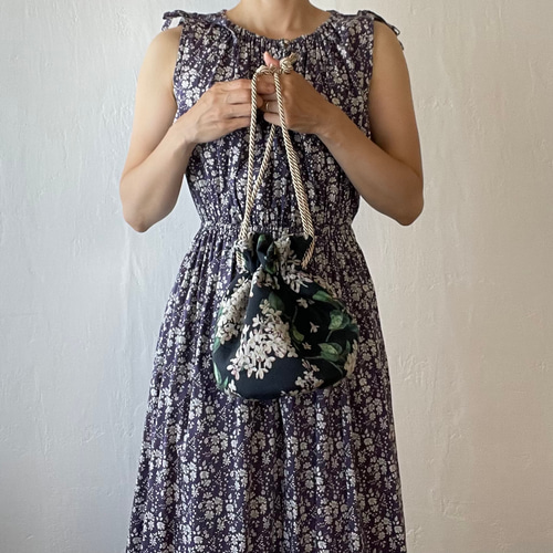 リバティ生地使用 巾着バッグ 巾着バッグ oto 通販 16234128｜Creema