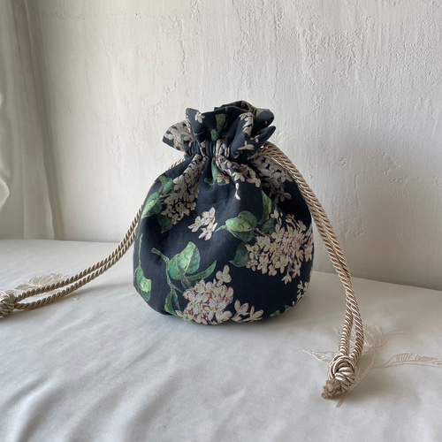 リバティ生地使用 巾着バッグ 巾着バッグ oto 通販 16234128｜Creema