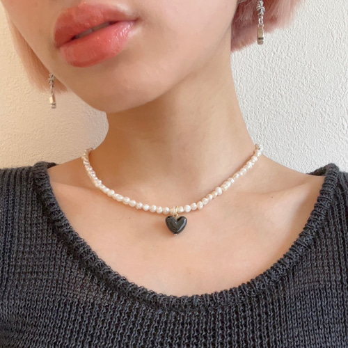 Key of Life▶︎淡水バロックパール×ハートチャーム パール