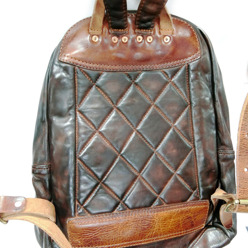 リュック 本革 ヌメ革 アンティーク調 オリジナル メンズ BAG リュック 