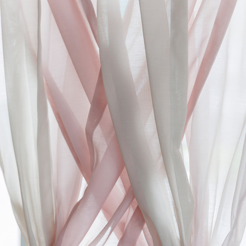 小窓カーテン カフェカーテン ピンク系 グラデーション おしゃれ