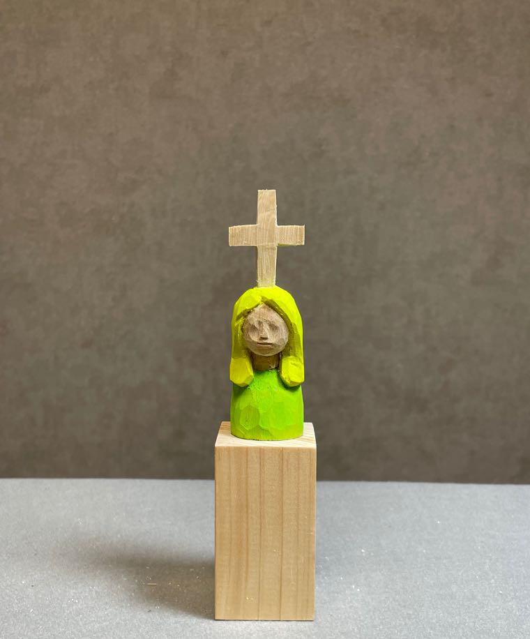 一刀彫 彫刻 衝立 オブジェ （一刀彫 オブジェ 衝立 木製 リリカル）