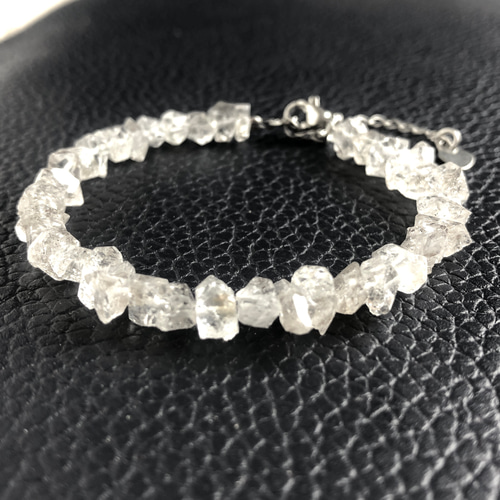 アクセサリー　ハーキマーダイヤモンド水晶　天然石ブレスレット　天然石　ハーキマー 楽天市場】【実物撮影あります】高品質 天然 ハーキマー
