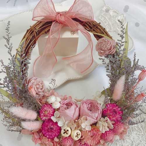 1.秋色ハーフリース 秋色くすみ系ピンクのハーフリース – 上品な秋の decor •ᴗ•ꕤ