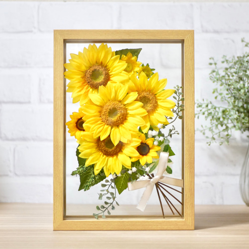 ひまわりの花束 アートフラワー nozomi 通販 16235184｜Creema(クリーマ)