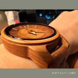 木製 腕時計 ナチュラル おしゃれ レディース 日本製ムーブメン 軽量 18枚目の画像