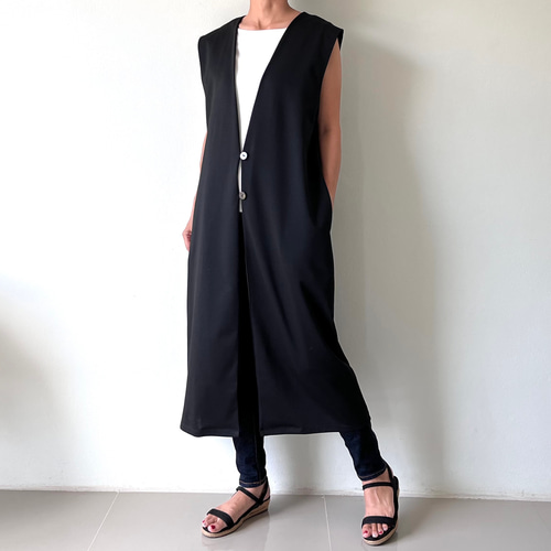 ★JENNE ジェンヌ★ショールカラーオードリーロングジレ新品★定価22,000 ショールカラーオードリーロングジレ｜JENNE(ジェンヌ)公式通販