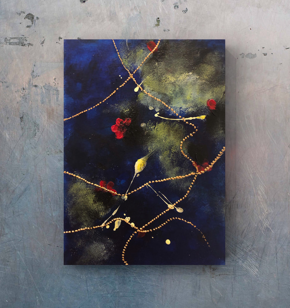 供給システム　アクリル画　原画 供給システムアクリル画原画