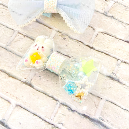 ベビー ヘアクリップ ヘアゴム ハンドメイド ヘアアクセサリー