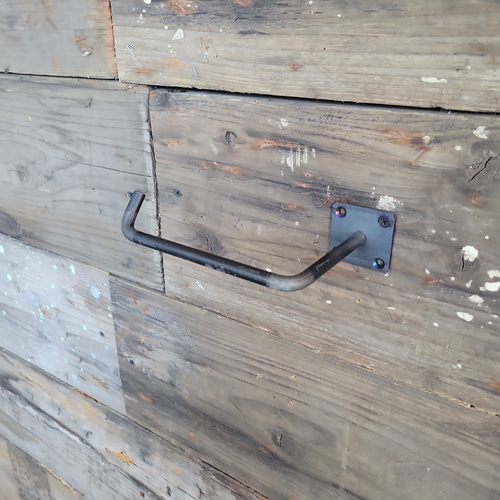 トイレットペーパーホルダー シンプル 無骨 インダストリアル おしゃれ