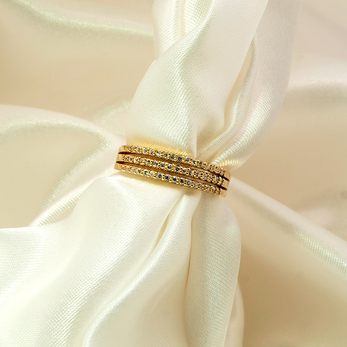 ◇3連エタニティリング◇SV925リング K10リング K18リング プラチナ