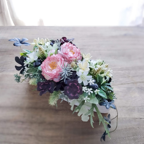 結婚式　テーブル装花【造花】ラナンキュラス 結婚式 テーブル装花【造花】ラナンキュラス