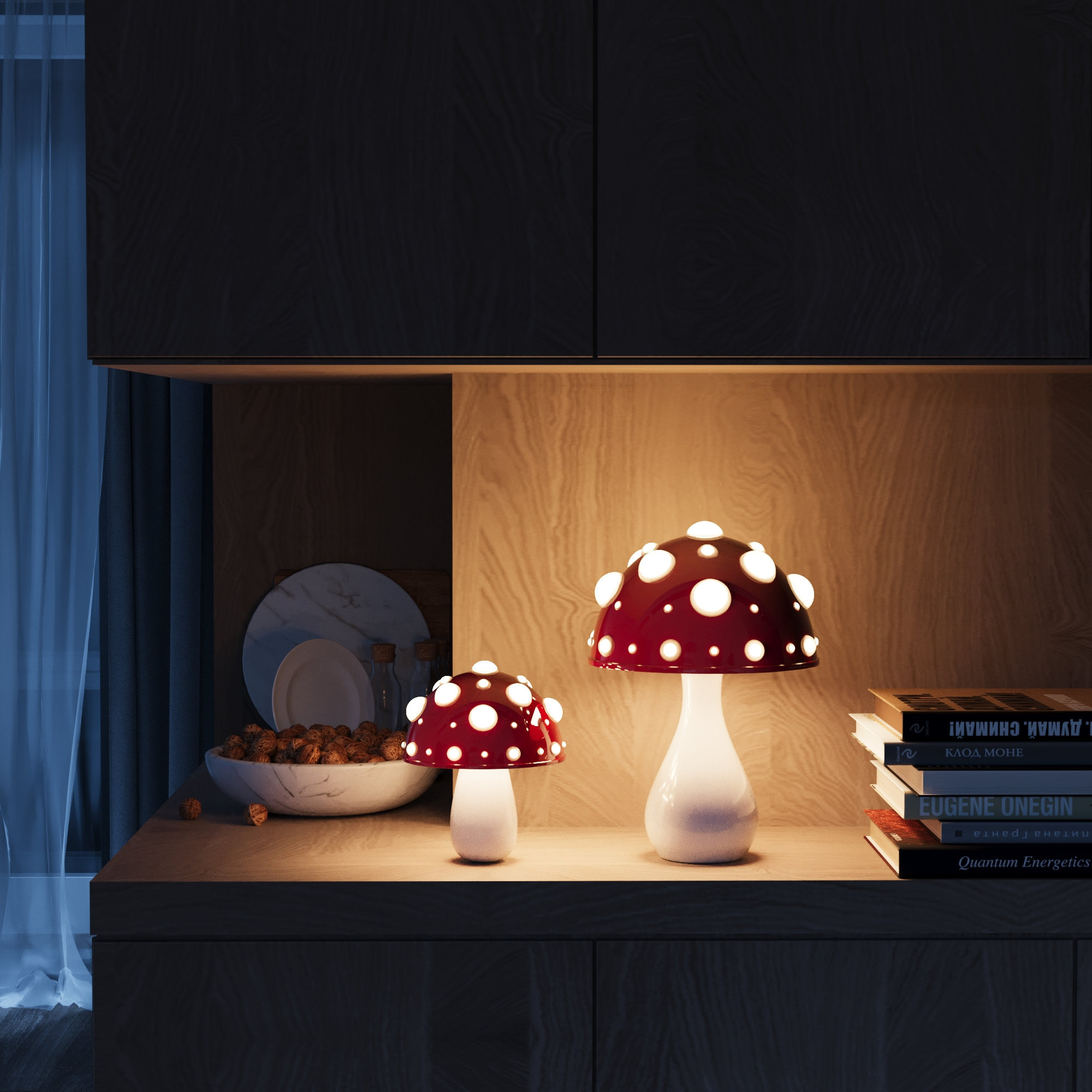 LEDナイトライトベッドサイドランプ、リビングルームの寝室用の電球付きナイトスタンドテーブルデスクランプ (ピンク) - 5