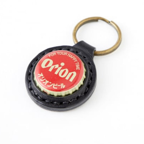 オリオンビール 王冠キーホルダー ブラック キーホルダー 革まさ 通販
