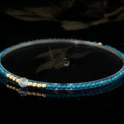 輕奢風托柏石14K包金 GF Swarovski 配珠水晶手鍊 ( Topaz Bracelet ) 第3張的照片