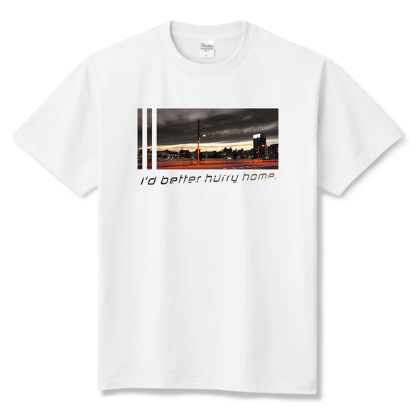夏の幹線道路 Tシャツ 半袖 ユニセックス メンズ レディース 夏 風景 1枚目の画像