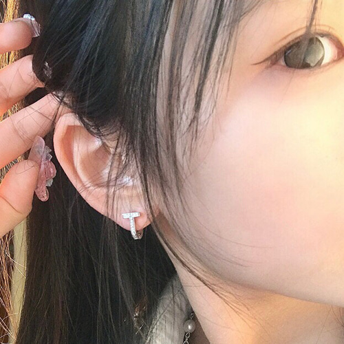 フープピアス レディース ハート ピアス フープ おしゃれ