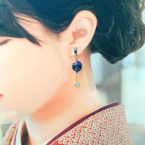 ✨大好きなあなたへ✨　③  イヤリング価格となっております くす玉イヤリング・折り紙・SAKUSA・和風アクセサリー