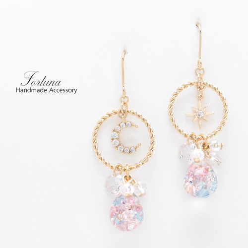 Ring drop~4color~(1141) ピアス/イヤリング/ノンホールピアス Ring drop~4color~(1141) ピアス/イヤリング/ノンホールピアス