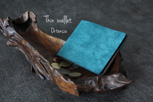【プエブロ】薄い財布【オルテンシア】 1枚目の画像