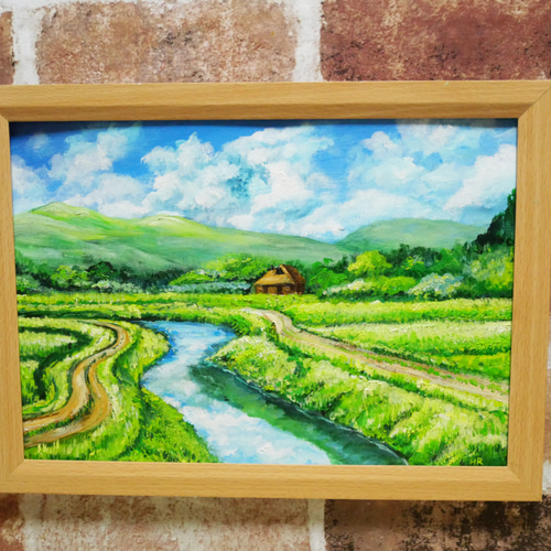 油絵 絵画【田舎風景】 絵画 HR 通販 16236828|Creema(クリーマ) 油絵 絵画【田舎風景】 絵画 HR 通販 16236828|Creema(クリーマ)