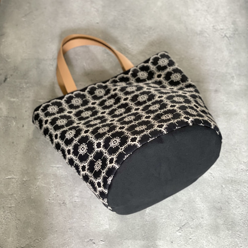 ⚮̈ミナペルホネン anemone ネイビー バケツトート トートバッグ